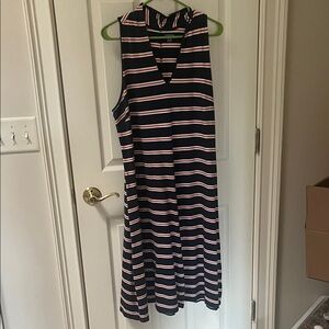 Striped Sleeveless Dress
